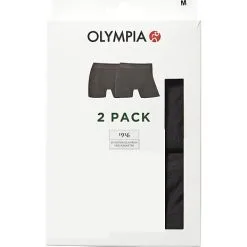 Olympia Herre 2-pak Tights Str. 2XL - Sort