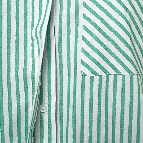 VRS Woman Fashion VRS Dame Oversize Skjorte Str. L - Stribet - Billede 3