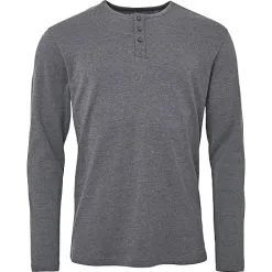 VRS Man Basic VRS Herre T-shirt Langærmet Str. M - Grå