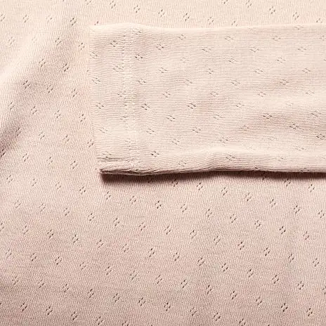 VRS Kids Basic VRS Børne Bluse Hulmønstret Str. 122/128 - Rosa - Billede 3