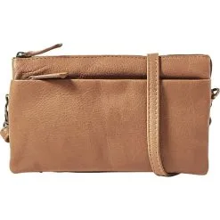 Andre Mærker Skind Clutch - Camel