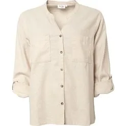 VRS Woman Fashion VRS Dame Skjorte Str. 2XL - Beige