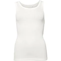VRS Woman Basic VRS Dame Rib Tanktop Str. 2XL - Råhvid