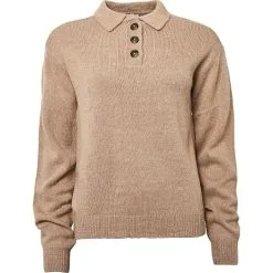 VRS Woman Fashion VRS Dame Striktrøje Str. XL - Brun