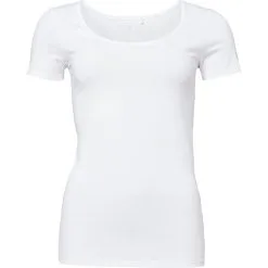 VRS Woman Basic VRS Dame Basis T-shirt Str. L - Hvid