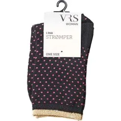 VRS WOMAN VRS Dame Glimmerstrømper Str. Onesize - Prikket