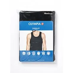 Olympia Herre Undertrøje Str. L - Sort