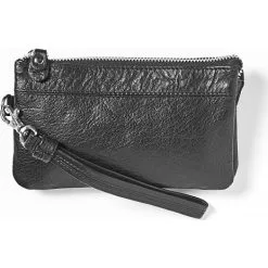 Andre Mærker Dame Skind Clutch - Sort
