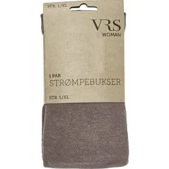 VRS WOMAN VRS Dame Strømpebukser Str. L/XL - Brun
