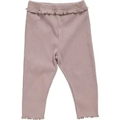 VRS Mini Basic VRS Baby Rib Leggings Str. 92 - Lilla