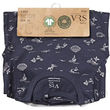 VRS Mini Basic Baby 3-pak Body Str. 98 - Multifarvet - Billede 2