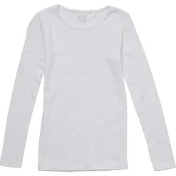 VRS Kids Basic VRS Børne T-shirt Langærmet Str. 98/104 - Hvid