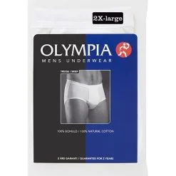 Olympia Herre Trusse Str. 2XL - Hvid