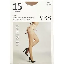 VRS WOMAN VRS Strømpebukser Magic Lift Str. L/XL - Ambre