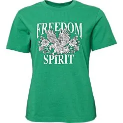 VRS Woman Basic VRS Dame T-shirt Str. 2XL - Grøn