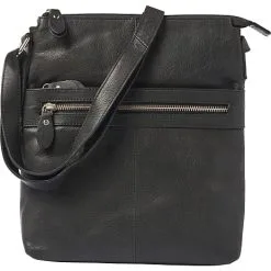 Andre Mærker Skindtaske - Sort