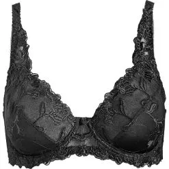 VRS Woman Stinna VRS Bøjle-BH Med Broderi Str. E100 - Sort