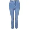 VRS Woman Basic VRS Dame Denim Capri Bukser Str. 44 - Lyseblå