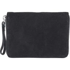 Andre Mærker Dame Ruskindpung - Sort