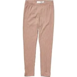 VRS Kids Basic VRS Børne Rib Leggings Str. 122 - Gammelrosa