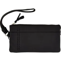 Andre Mærker Dame Skind Clutch - Sort