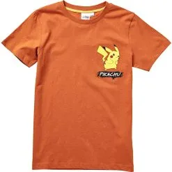 Licens Pokémon Børne T-shirt Str. 146/152 - Orange