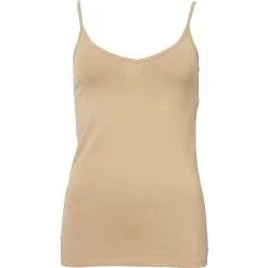 VRS Woman Basic VRS Dame Stroptop Str. 2XL - Beige