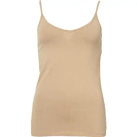 VRS Woman Basic VRS Dame Stroptop Str. 2XL - Beige
