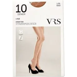 VRS WOMAN VRS Strømpebukser Opentoe Str. L/XL - Sissi