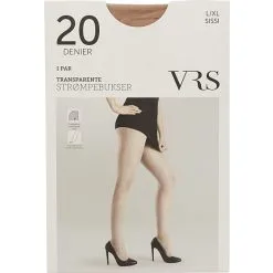 VRS WOMAN VRS Strømpebukser Supertransparent Str. S/M - Sissi