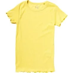 VRS Junior Basic VRS Teen Rib T-shirt Str. 170 - Gul