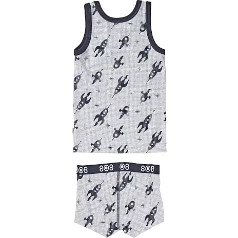 808 Børne Undertøjssæt Str. 4 år - Printet - Billede 2