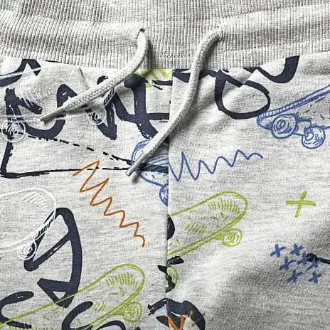 VRS Kids Basic VRS Børne Sweatbukser Str. 140 - Printet - Billede 3