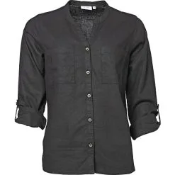 VRS Woman Fashion VRS Dame Skjorte Str. M - Sort