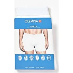 Olympia Herre Tights Str. 2XL - Hvid