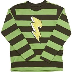 VRS Kids VRS Børne T-shirt Langærmet Str. 110/116 - Stribet