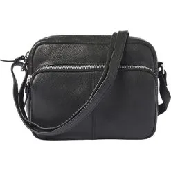 Andre Mærker Skindtaske - Sort