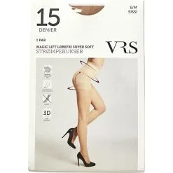 VRS WOMAN VRS Strømpebukser Magic Lift Str. S/M - Ambre