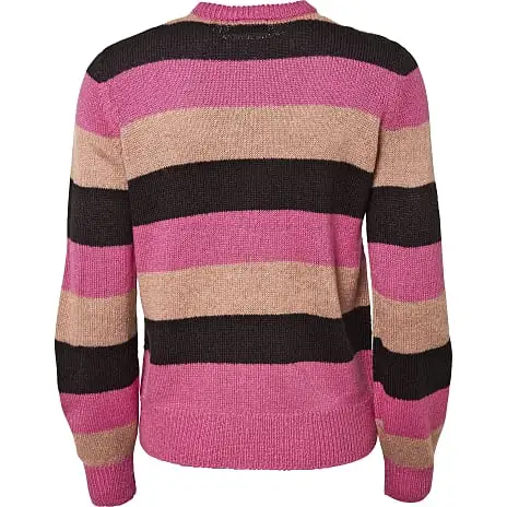 VRS Woman Fashion VRS Dame Striktrøje Str. M - Stribet - Billede 2