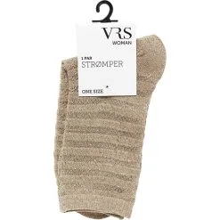VRS WOMAN VRS Dame Glimmerstrømper Str. Onesize - Guld