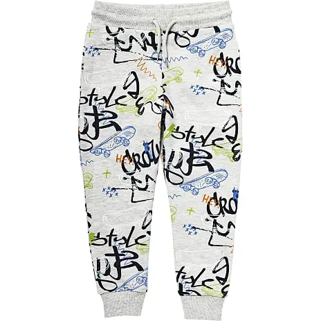 VRS Kids Basic VRS Børne Sweatbukser Str. 140 - Printet