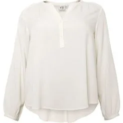 VRS Woman Jackie Basic VRS Dame Bluse Str. 50 - Råhvid