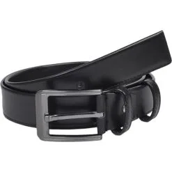 VRS Man VRS Herre Læderbælte Str. 110 Cm - Sort