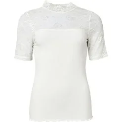 VRS Woman Basic VRS Dame Blonde T-shirt Str. 2XL - Råhvid