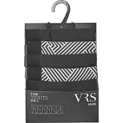 VRS Man VRS Herre 5-pak Tights Str. 2XL - Sort/printet