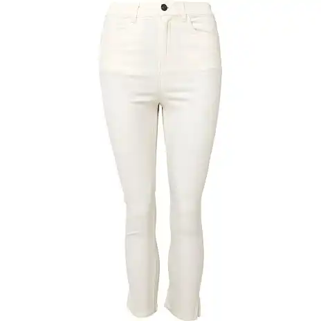 VRS Woman Basic VRS Dame Denim Capri Bukser Str. 44 - Råhvid