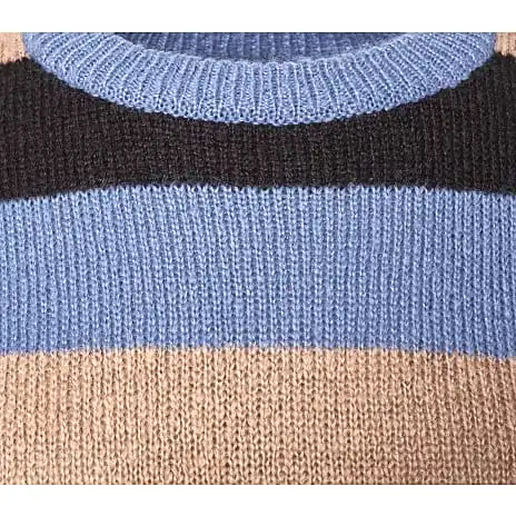 VRS Woman Fashion VRS Dame Striktrøje Str. L - Stribet - Billede 3