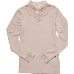 VRS Kids Basic VRS Børne Blondebluse Str. 134/140 - Lyserød