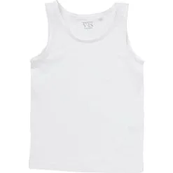 VRS Kids Basic VRS Børne Undertrøje Str. 110/116 - Hvid