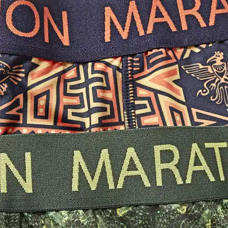 Marathon Herre 2-pak Tights Str. 2XL - Printet - Billede 3